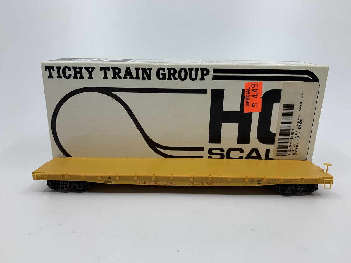 Tichy 1004 HO Union Pacific GSC 53'' 6" Flat Car Kit
