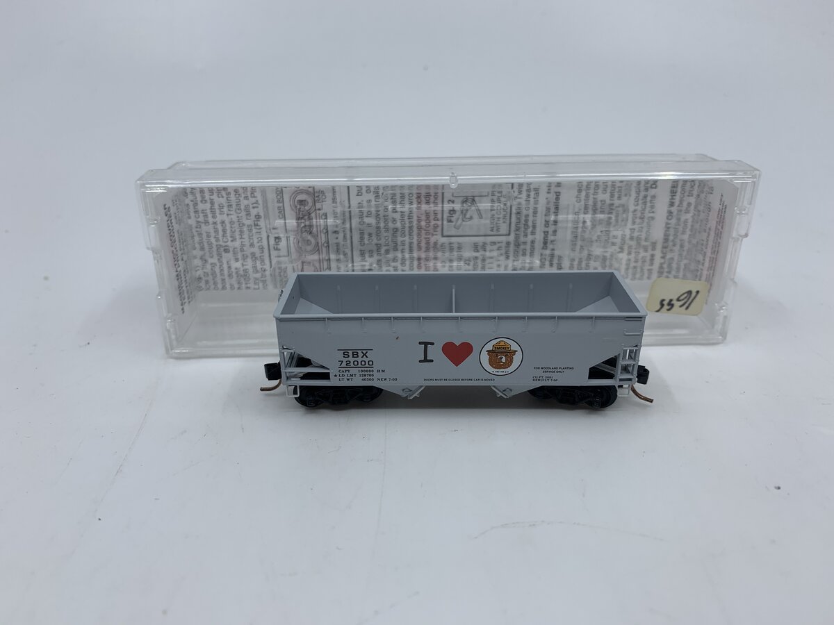 Micro-Trains 05500450 N Smokey Bear 33' Twin Bay Offset Side Hopper #72000 LN/Box
