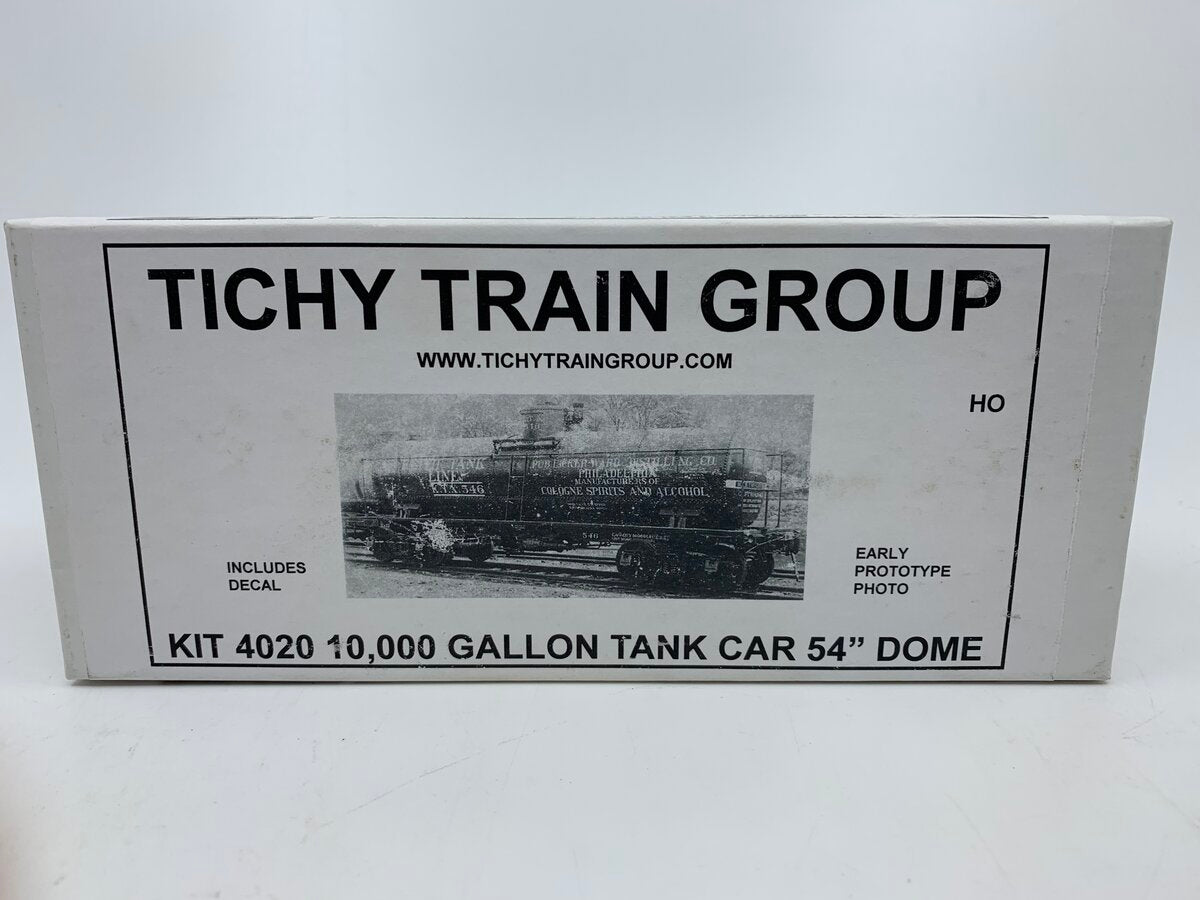 Tichy 4020 HO Undecorated Single Car 36' 10K Gallon USRA Tank Car w/54