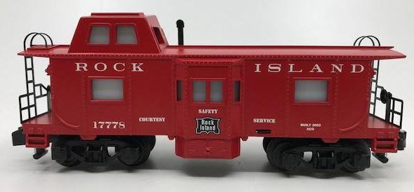 American Flyer 6-48722 S Rock Island Bay Window Caboose #17778 LN/Box