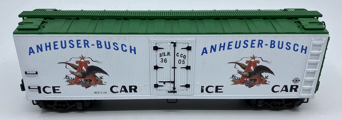 K-Line K762-5606 O Gauge Anheuser-Busch Refrigerator Car #3605 LN/Box