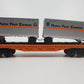 Lionel 6-26022 O Gauge Pacific Fruit Express Flatcar w/2 Trailers