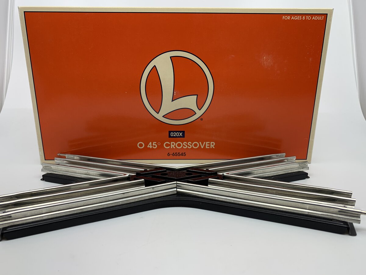 Lionel 6-65545 O Gauge 45 Degree Crossover EX/Box