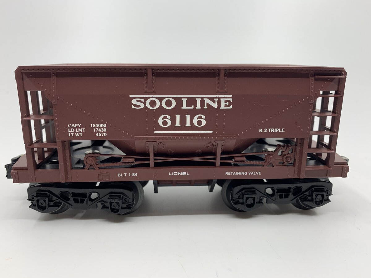 Lionel 6-6116 O Gauge SOO Line Ore Car #6116 NIB