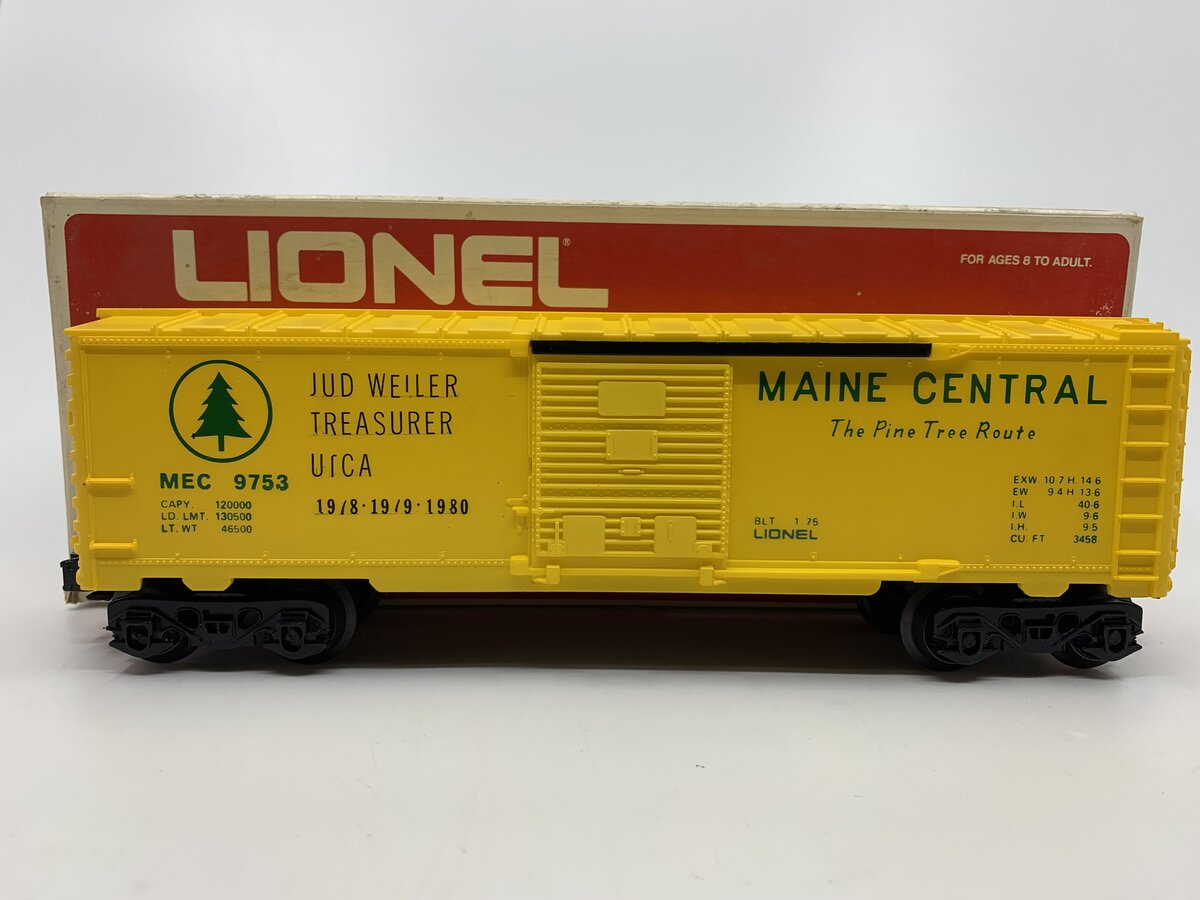 Lionel 6-9753 O Gauge Maine Central Boxcar EX/Box