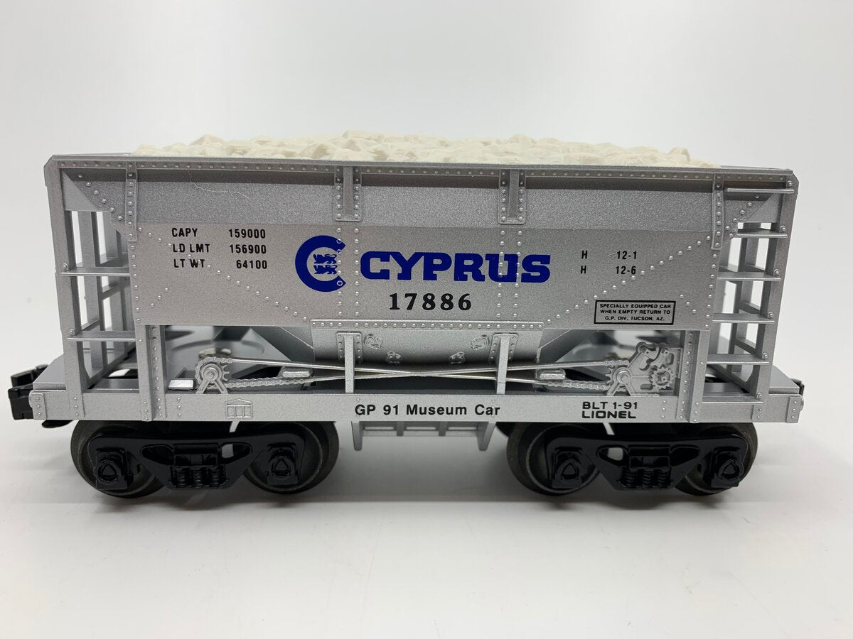 Lionel 6-17886 O Gauge 1991 Gadsden Pacific Cyprus Ore Car w/Load LN/Box