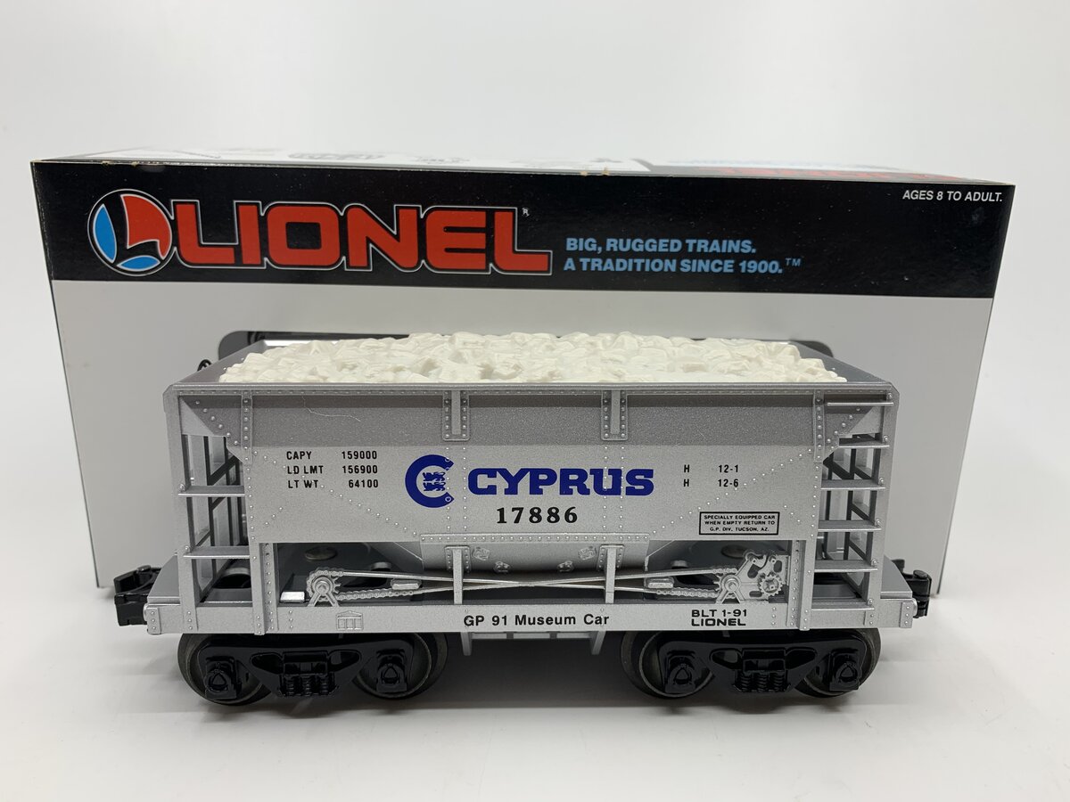 Lionel 6-17886 O Gauge 1991 Gadsden Pacific Cyprus Ore Car w/Load LN/Box