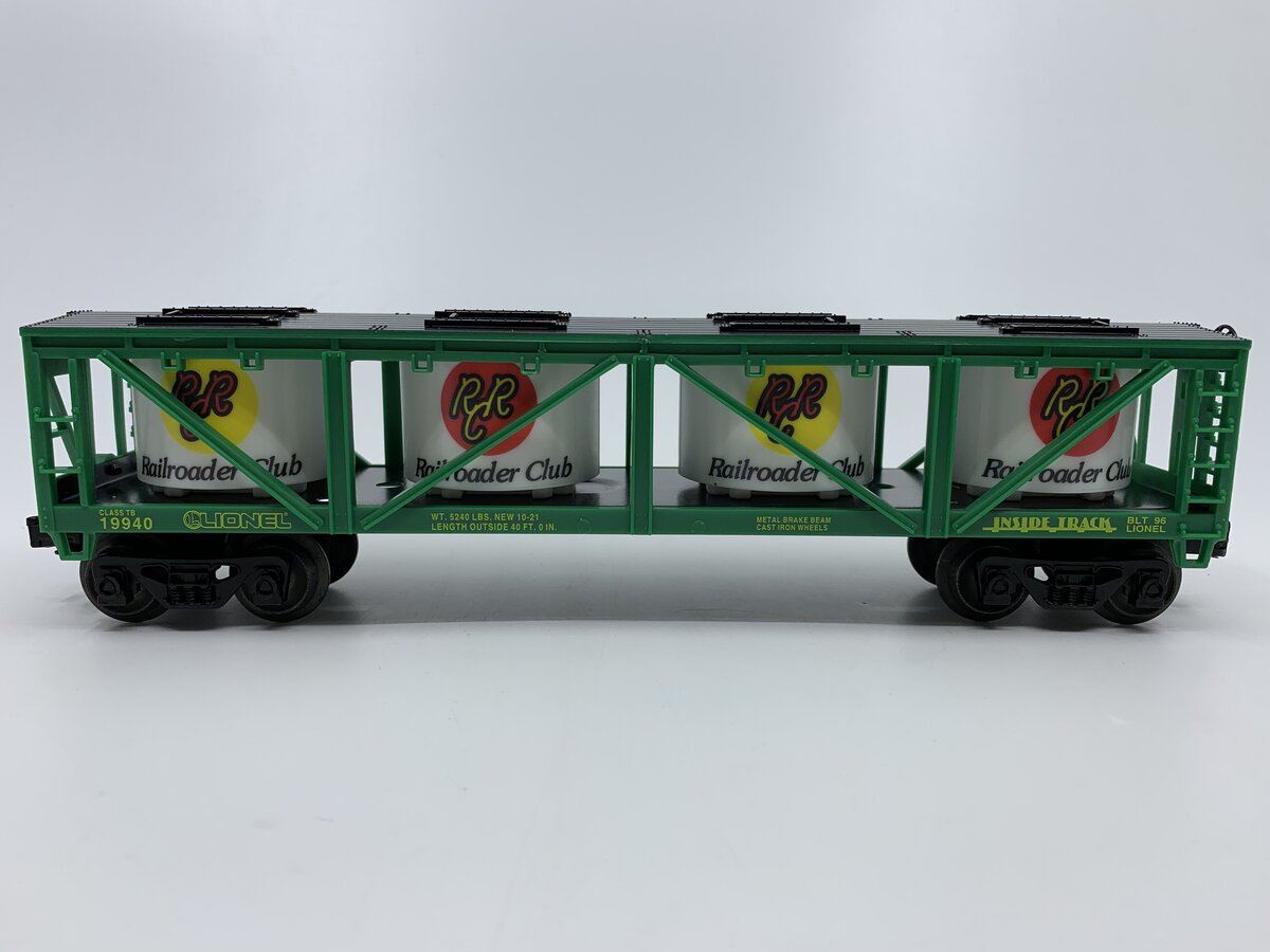 Lionel 6-19940 O Gauge Lionel Railroader Club Vat Car LN/Box