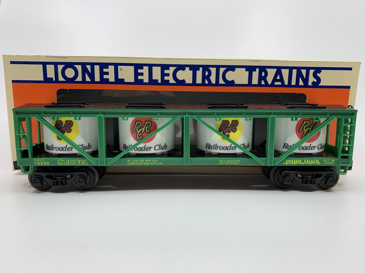 Lionel 6-19940 O Gauge Lionel Railroader Club Vat Car LN/Box