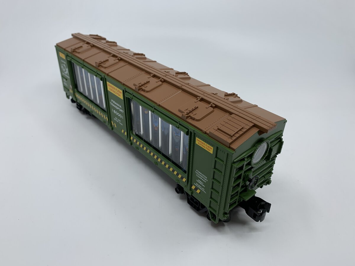 MTH 30-79279 O Gauge Flesh Eating Piranha Operating Aquarium Car #180001 LN/Box