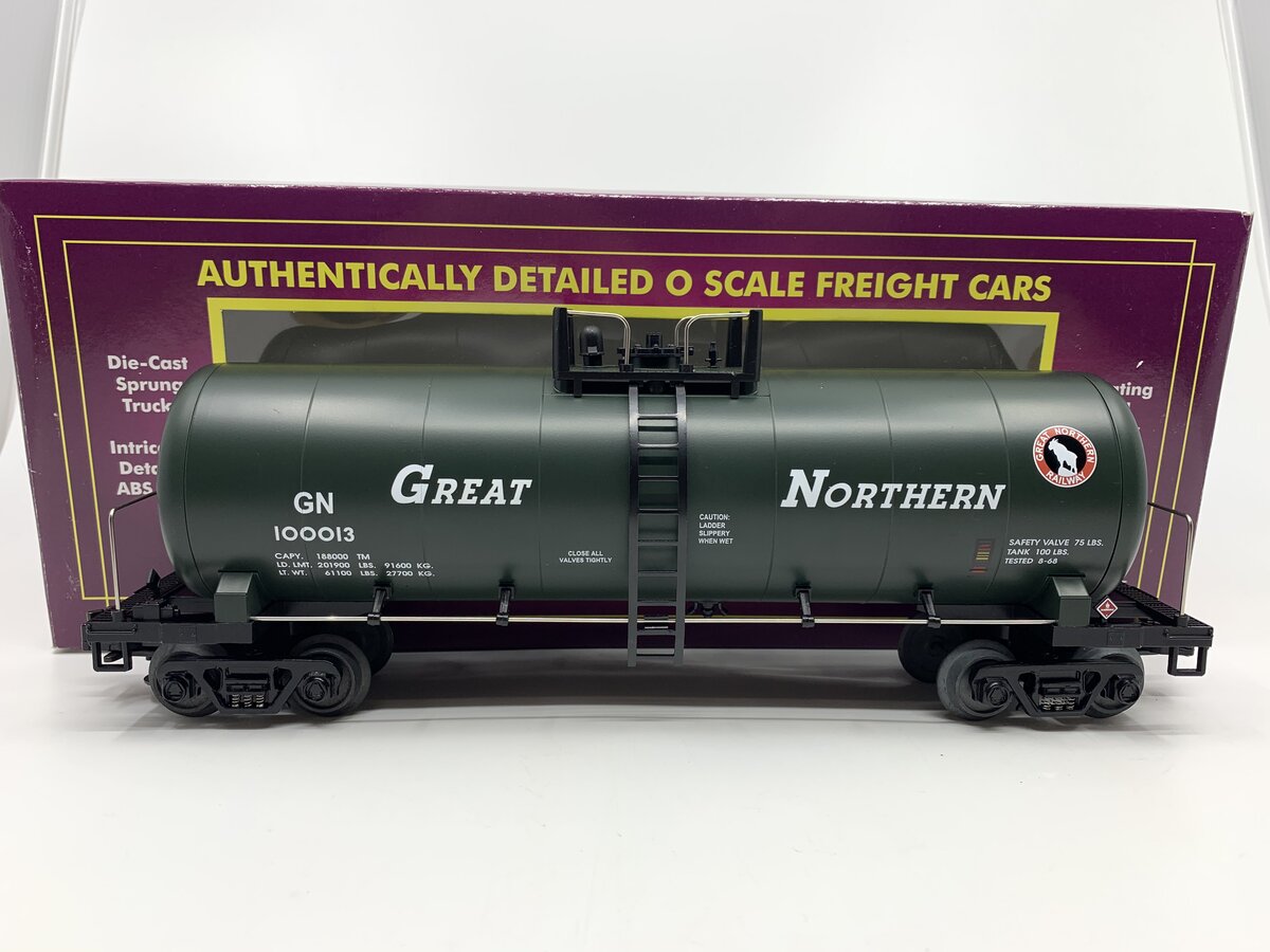 MTH 20-90006d O Gauge Great Northern Tank Car #100013 LN/Box