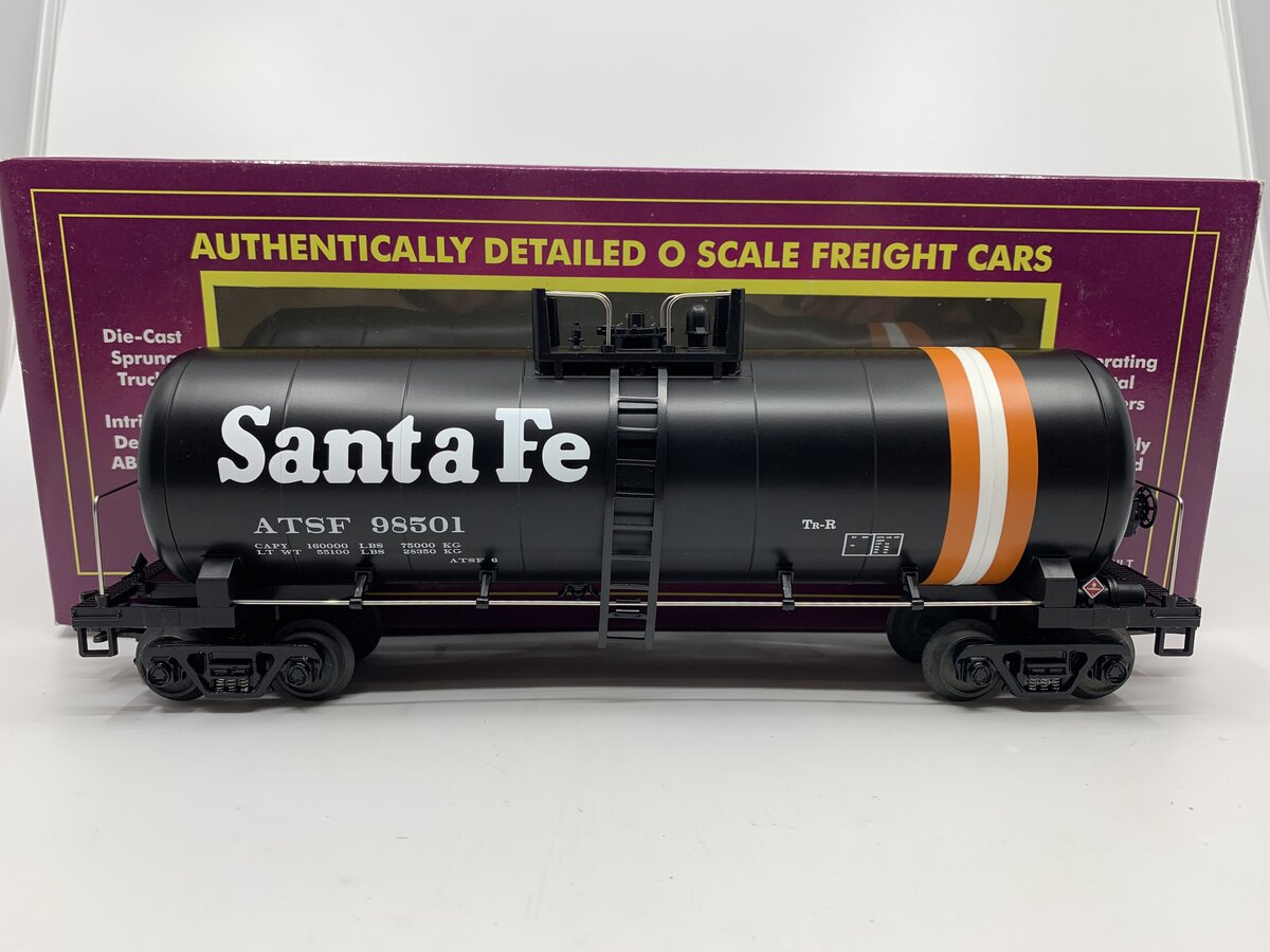MTH 20-90013B O Santa Fe Tank Car #98501 LN/Box