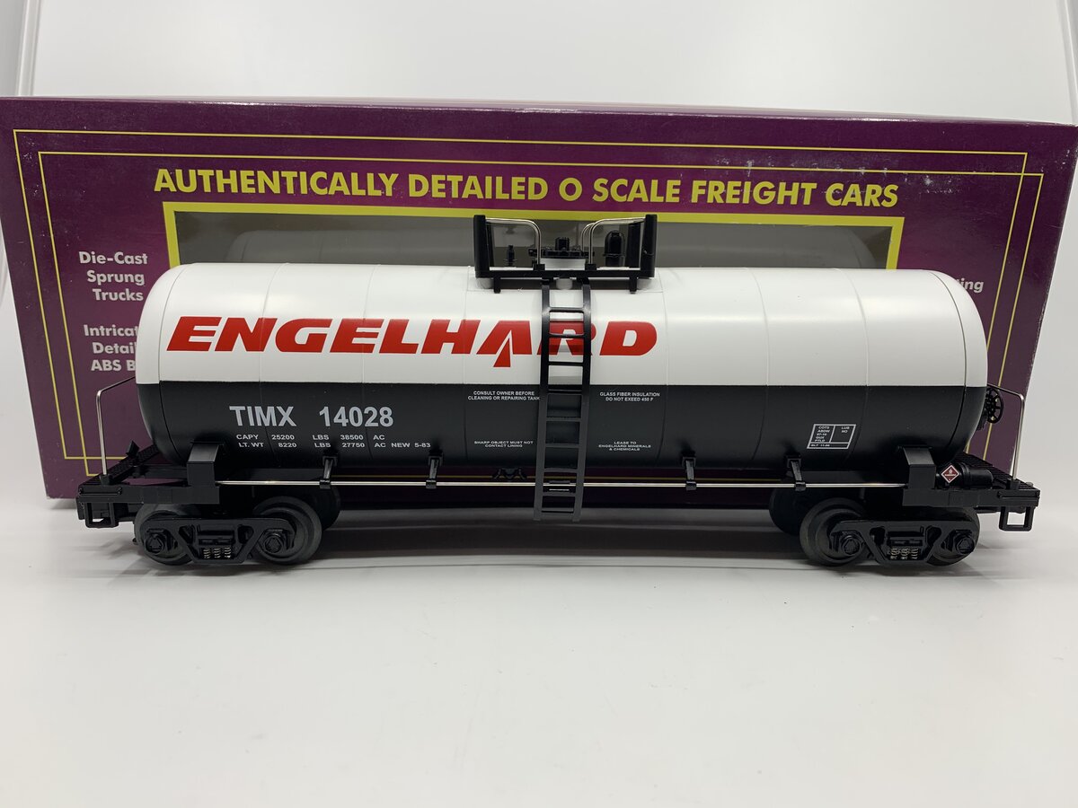 MTH 20-92013 O Gauge Engelhard Chemical Tank Car #14028 LN/Box