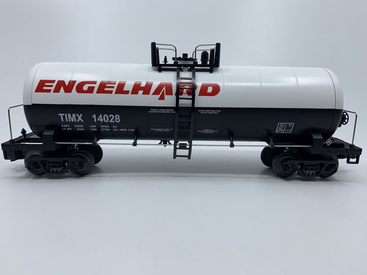 MTH 20-92013 O Gauge Engelhard Chemical Tank Car #14028 LN/Box