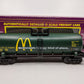 MTH 20-96021 O McDonald's Single Dome Tank Car #78390 LN/Box