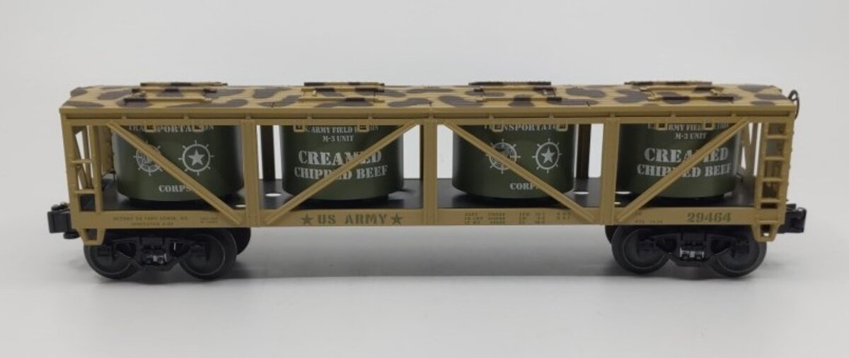 Lionel 6-29464 O Gauge U.S. Army Vat Car #29464 NIB