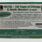 Micro-Trains 09200102 N 150 Years of Chicago & North Western Hoppers (Set of 2) MT/Box