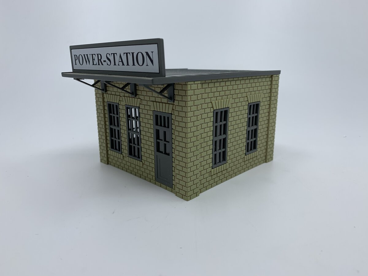 MTH 30-90003 O Cream & Dark Gray Power Station NIB