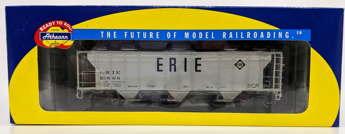 Athearn 93761 HO Scale Erie #21800 PS Covered Hopper LN/Box