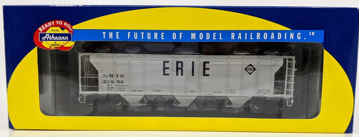 Athearn 93762 HO Scale Erie #21852 PS Covered Hopper #21852 LN/Box