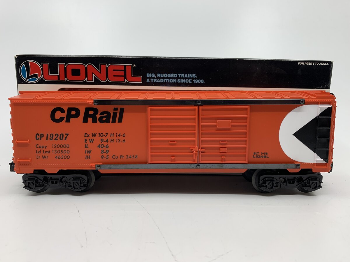 Lionel 6-19207 O Gauge CP Rail Double Door Boxcar LN/Box