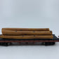 Bachmann 18332 HO Scale 1906-1935 Version ACF 40' Log Car w/ Log Load