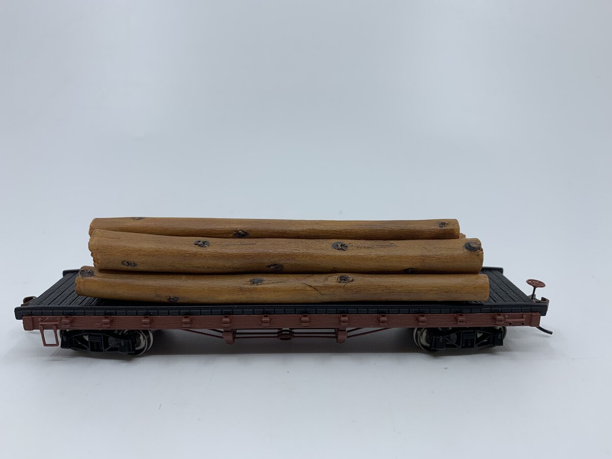 Bachmann 18332 HO Scale 1906-1935 Version ACF 40' Log Car w/ Log Load