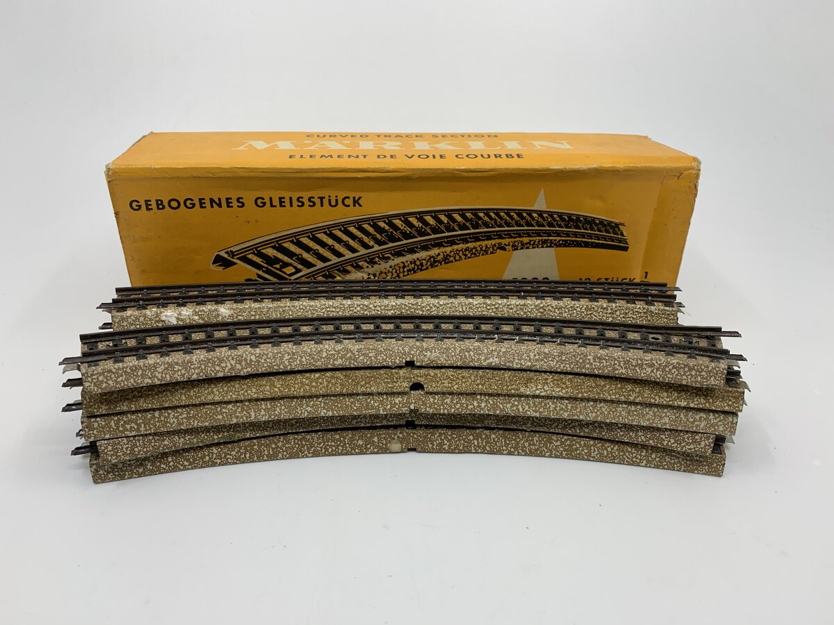 Marklin 5200 HO Curved Track (Box of 10) LN/Box