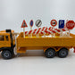 Siku 2513 Volvo Road Maintenance Truck w/ Signs & Traffic Barriers