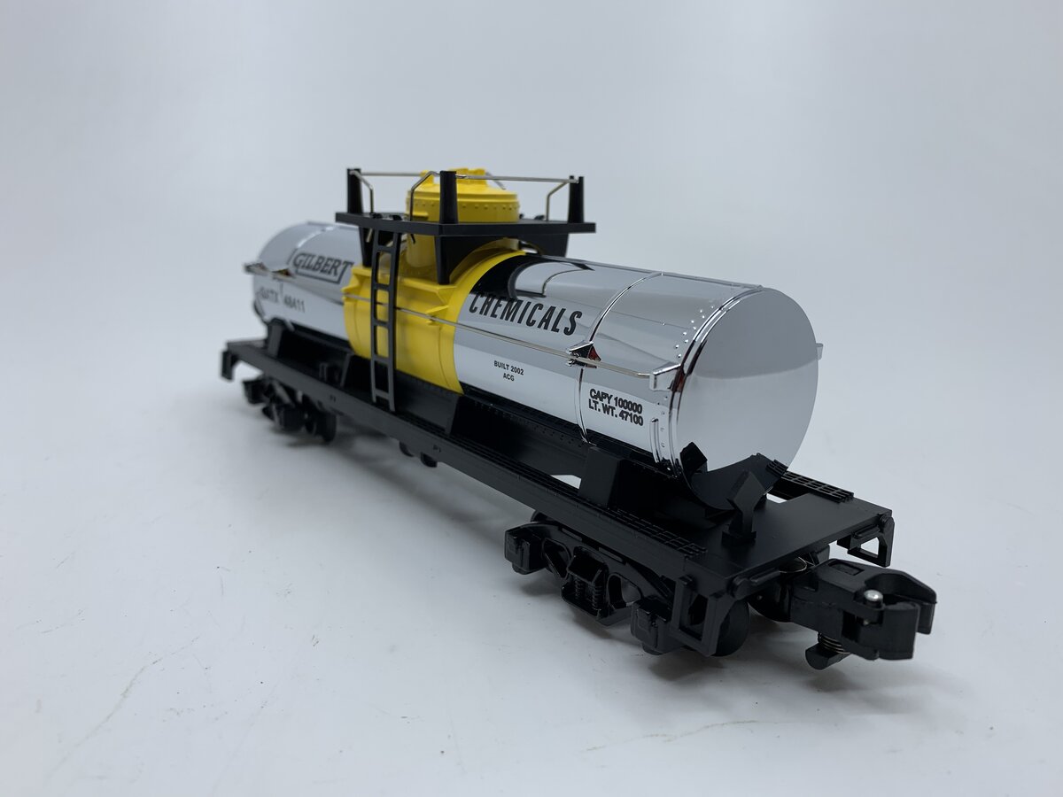 American Flyer 6-48411 S Scale GATX Gilbert Chemicals Single Dome Tank Car NIB