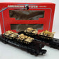 American Flyer 6-48507 S US Army Flatcars with Tanks (Set of 2) EX/Box
