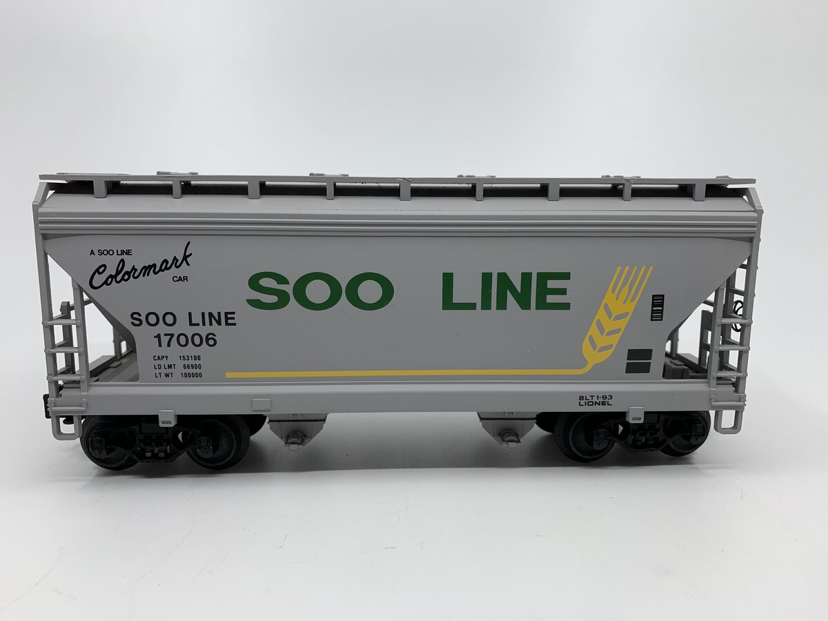 Lionel 6-17006 O Gauge SOO Line ACF 2-Bay Hopper Car LN