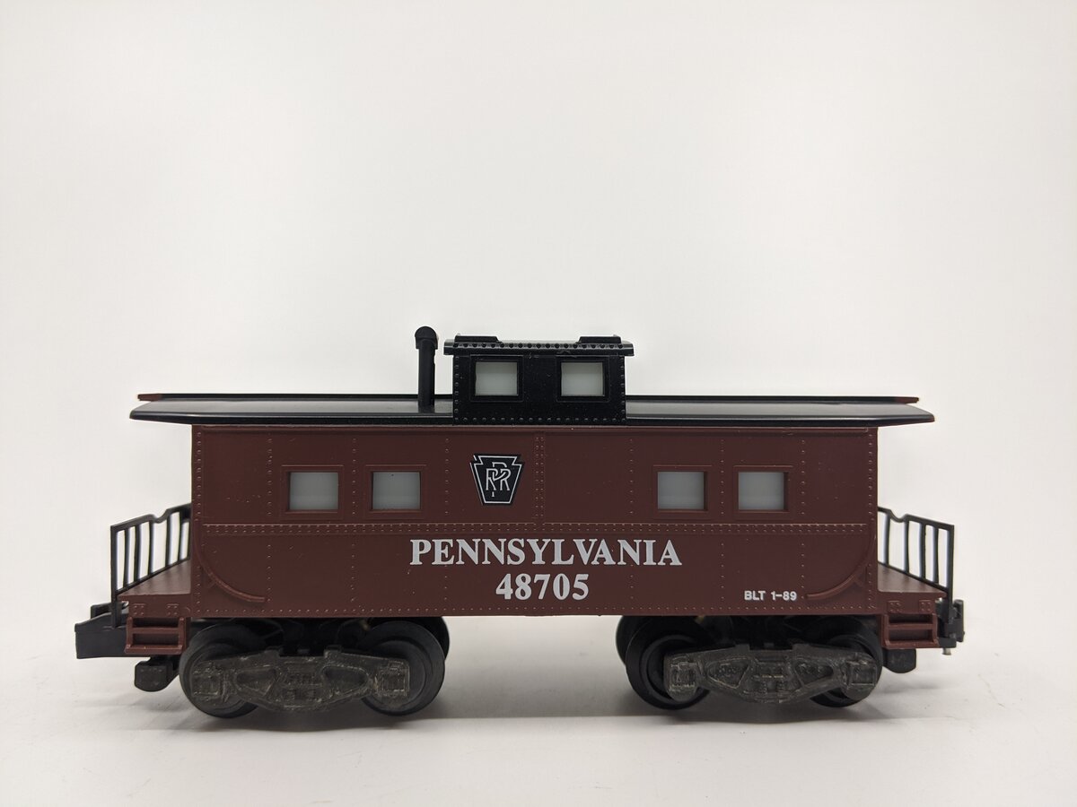 American Flyer 6-48705 S Scale Pennsylvania Square Window Caboose LN/Box