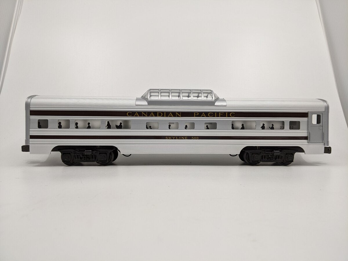 MTH 20-80001b2D O Modern Canadian Pacific 60' Vista Dome Passenger Car LN/Box