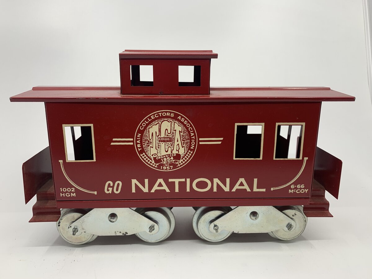 McCoy 1002 Standard Gauge TCA 1976 National Caboose LN/Box