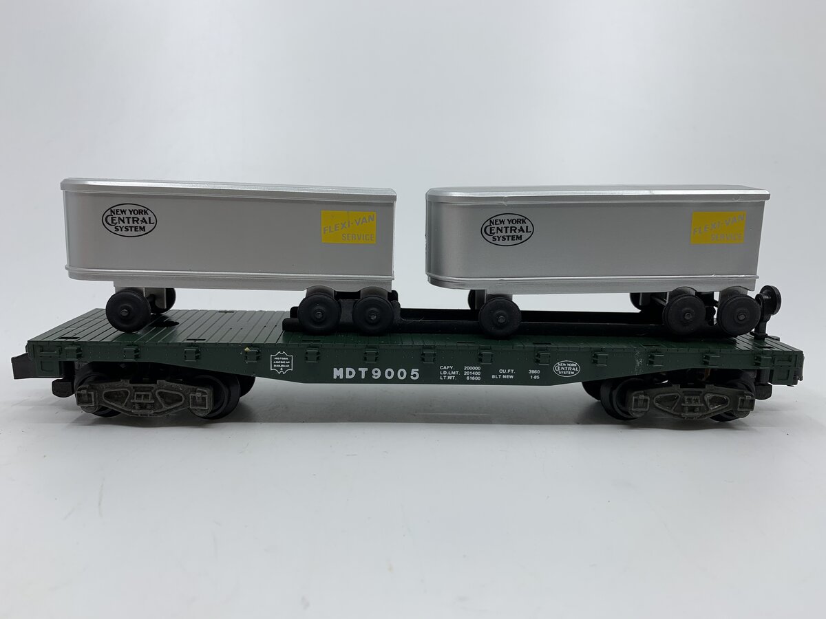 American Flyer 4-9005 S Gauge New York Central Flatcar with Vans #9005 LN/Box