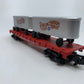 American Flyer 6-48568 S Ringling Bros. Flatcar with Piggyback Trailers NIB