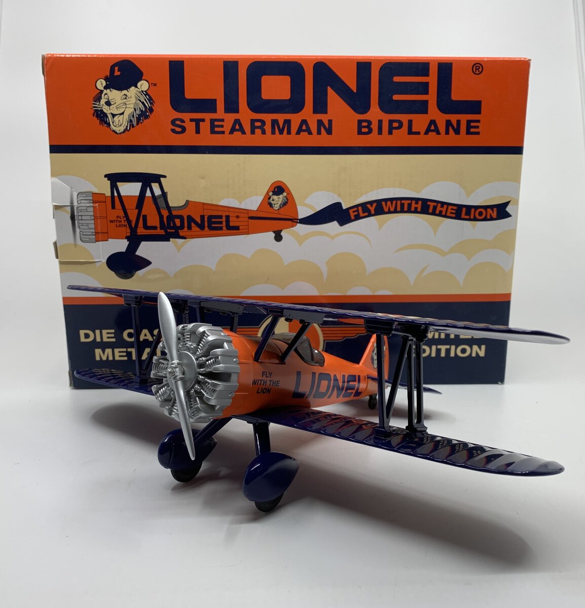 Lionel 291000 O Lionel Stearman Biplane Die-Cast Limited Edition LN/Box