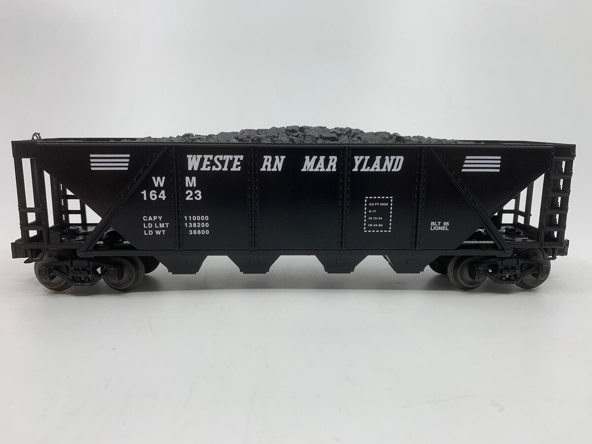 Lionel 6-16423 O Gauge Western Maryland Hopper w/Coal Load LN/Box