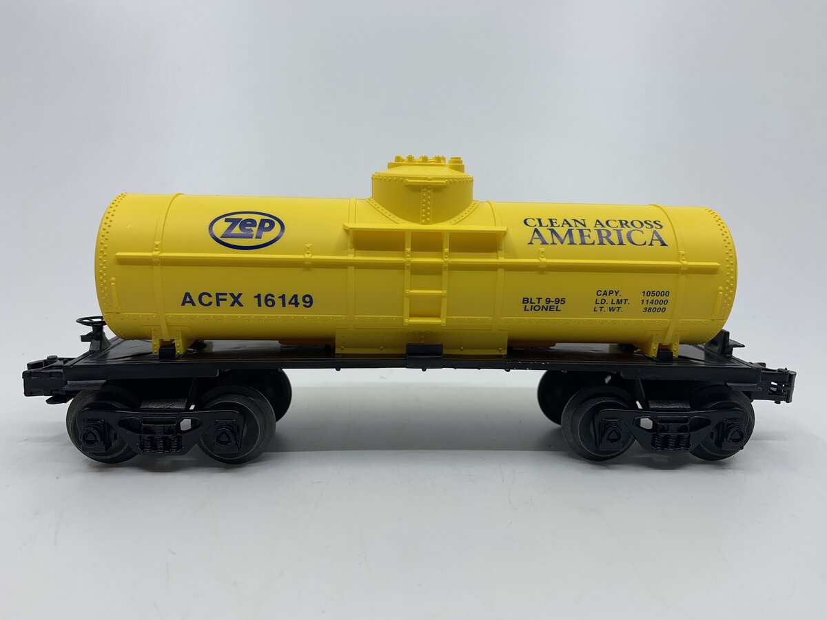 Lionel 6-16149 O Gauge ZEP Chemical Single Dome Tank Car LN/Box