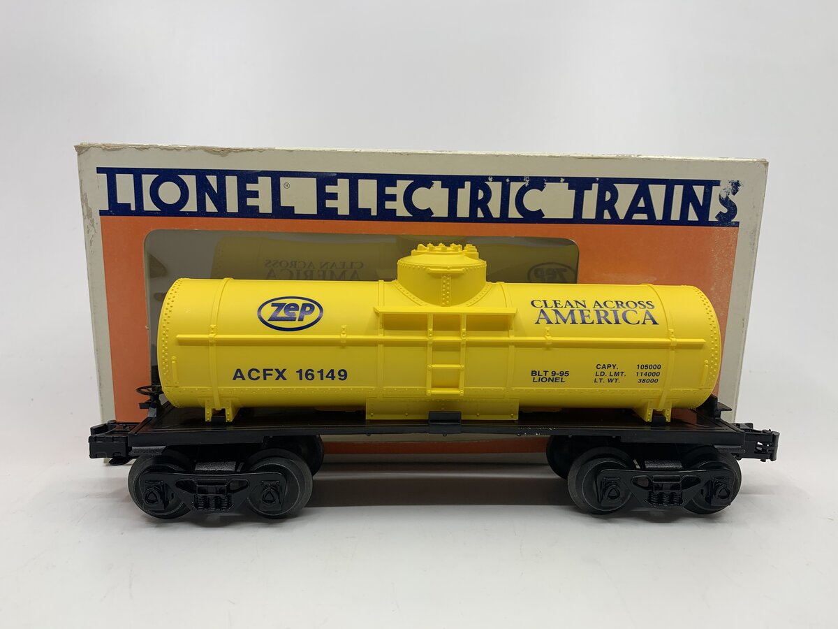 Lionel 6-16149 O Gauge ZEP Chemical Single Dome Tank Car LN/Box
