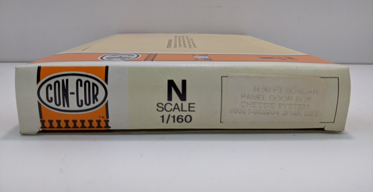 Con-Cor 0001-008904 N Chessie System 50' Panel Door Boxcars (Pack of 3) LN/Box