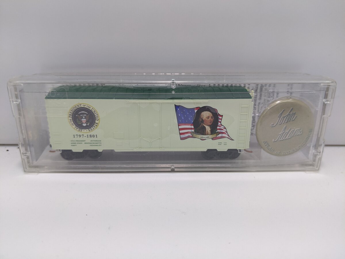 Micro-Trains 07400102 N John Adams Presidential 40' Plug Door Boxcar #1797-1801 LN/Box