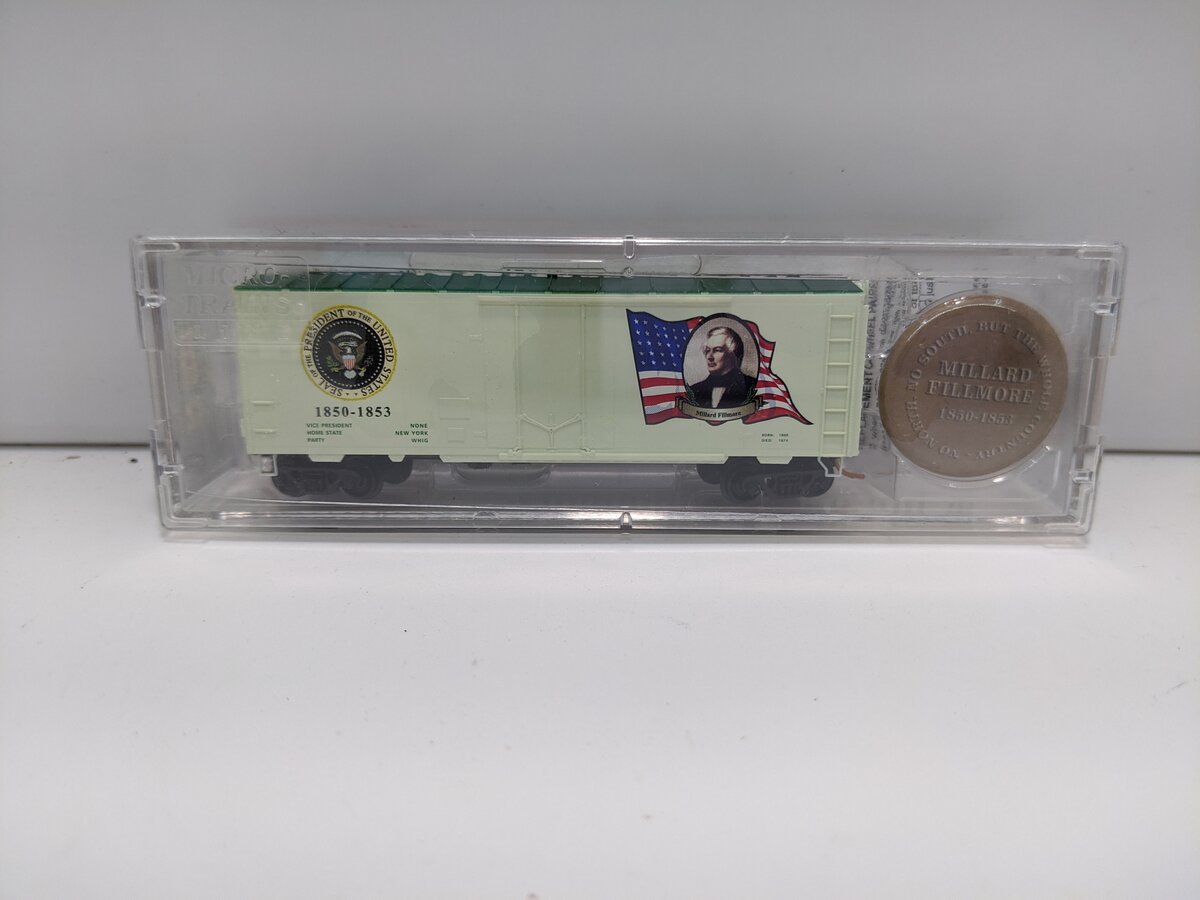 Micro-Trains 07400143 N Scale Millard Fillmore 40' Plug Door Boxcar #1850-1853 LN/Box