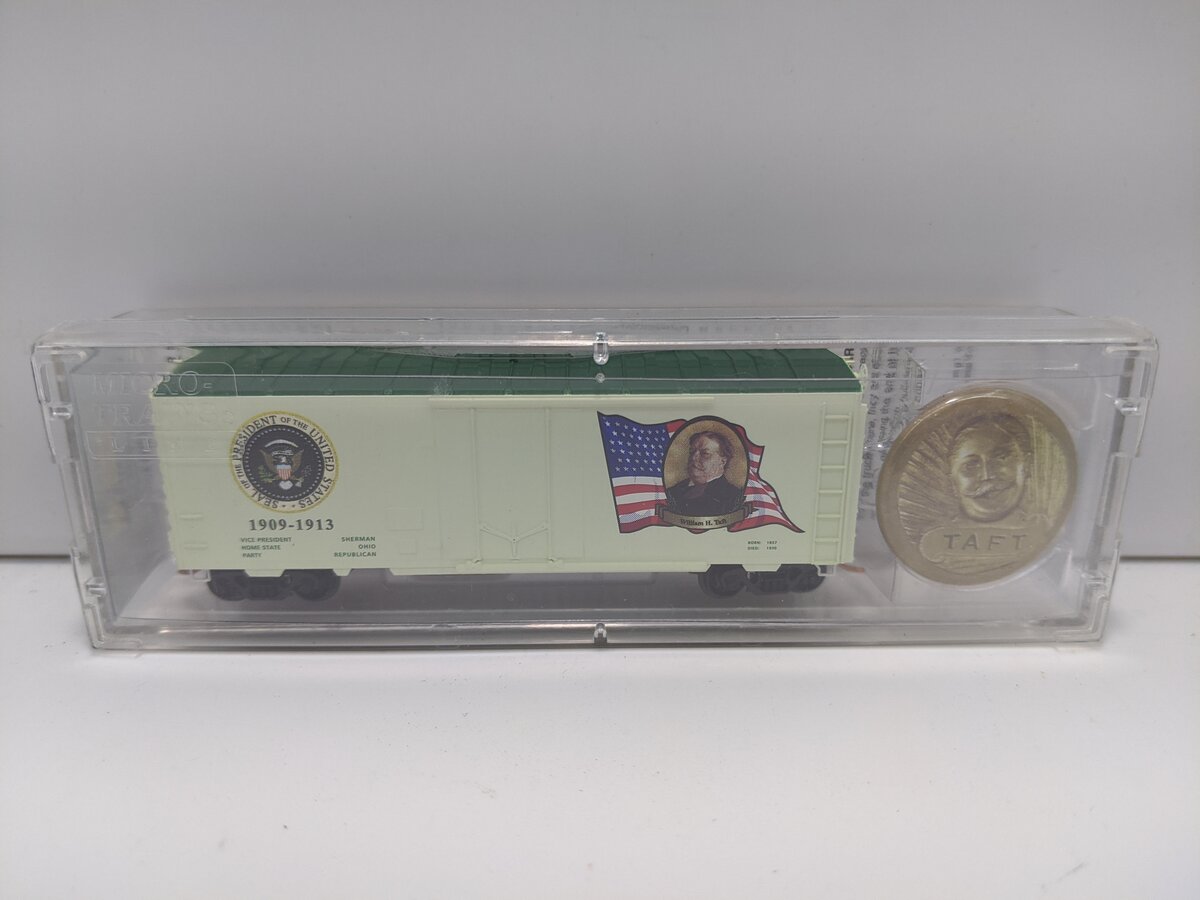 Micro-Trains 07400131 N William Howard Taft 40' Boxcar #1909-1913 with Ladders LN/Box