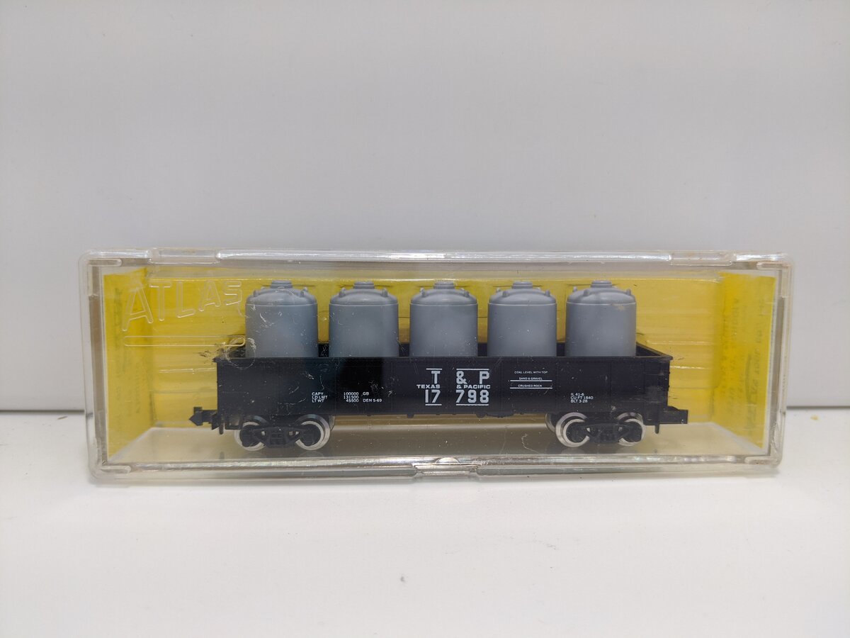 Atlas 3510 N Scale Texas and Pacific 40' Steel Gondola #17998 LN/Box