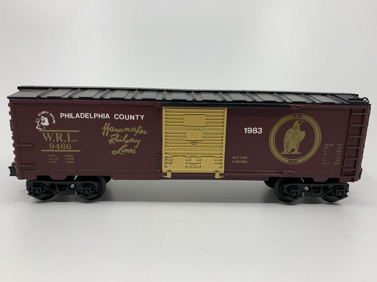 Lionel 6-9466 O Gauge Wanamaker Railway Lines Boxcar LN/Box