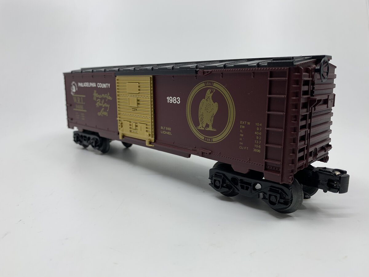 Lionel 6-9466 O Gauge Wanamaker Railway Lines Boxcar LN/Box