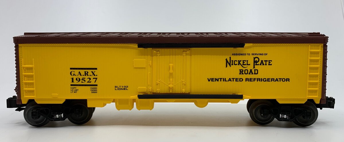 Lionel 6-19527 O Nickel Plate Road Reefer LN/Box