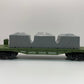 Lionel 6-39393 O USA Marines Flatcar with Tarped Freight Load